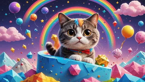 Découvrez le monde coloré de rank by ping et nyan cat